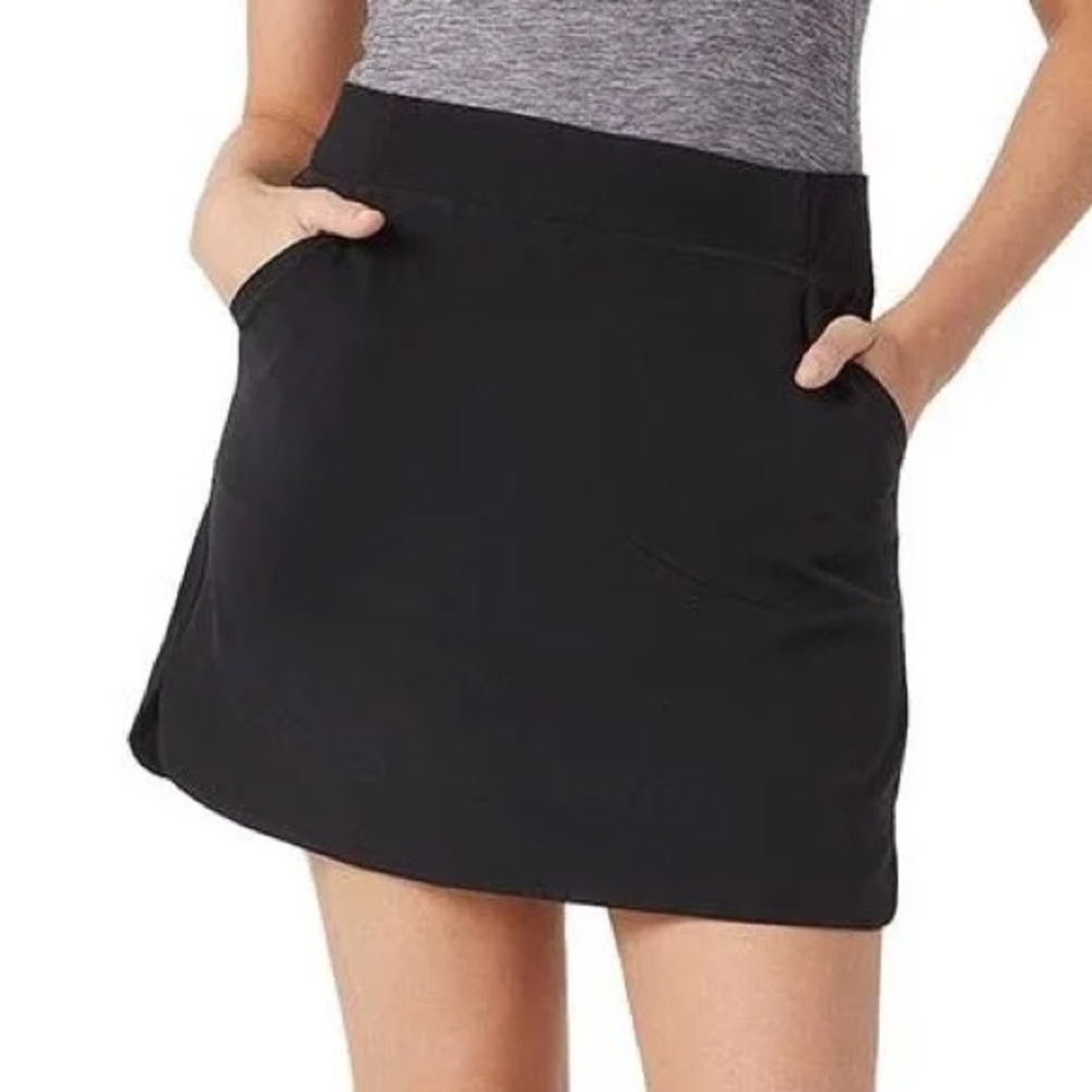32 Degrees Cool Black Skort Skirt Sports Activewear Women’s Small